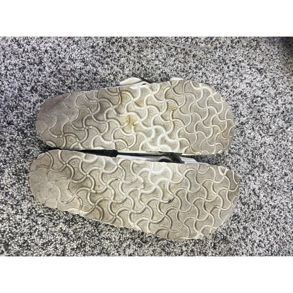 Birkenstock Yao White Strappy Sandal, Women’s 37 Leather‎ Mule Comfort Slip-On - Picture 8 of 9